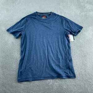 Bass Outdoor Microtech Performance Short Sleeve Tee Blue Mens M NWT 1362